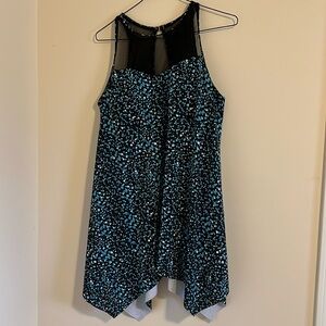 Tankini Top mesh-inset